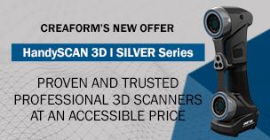 Scanner 3D professionnel polyvalent : Série HandySCAN 3D SILVER